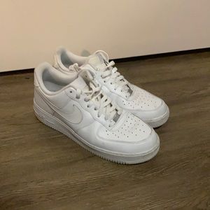 Nike Mens 11.5 all white air force 1’s - used